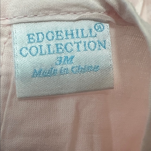 Edgehill Collection Pink cotton dress and diaper cover set size 3 months NWT - Picture 8 of 11